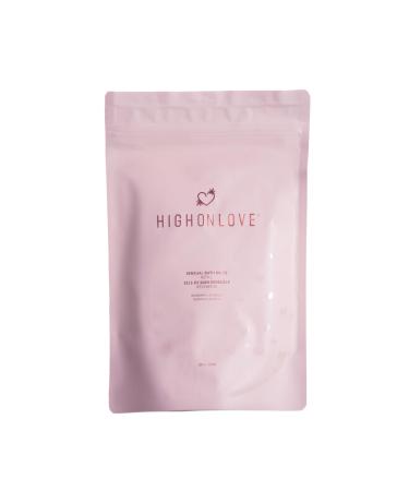 HighOnLove Bath Salts Refill Spa Bath Crystals Aromatherapy Bath Salts Relaxing Bath Gifts for Women Pink & Epsom Salt Blend (Rosemary Lavender)