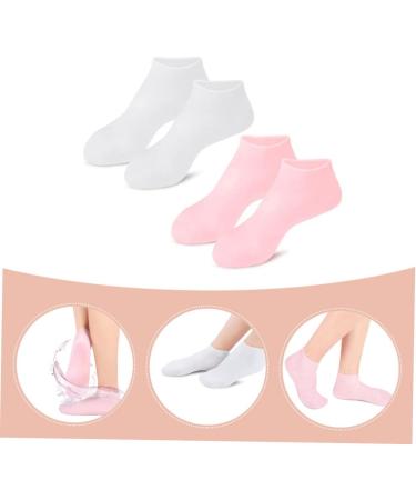 FOMIYES 4 Pairs Exfoliating Moisturizing Socks Cuticles Socks Heal Socks Cracked Heel Non Socks Lotion Hydrating Socks Foot Care Moisturizing Socks Miss Pedicure Cover Sebs - Buy Online on GoSupps.com