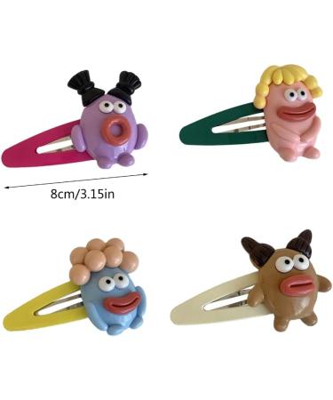 xbiez Devil Hair Clip Adorkable Y2K Gorgeous Adorkable Hairpin 2000s Girls Hairpin Photo Props Accessories Coffee color - Buy Online on GoSupps.com