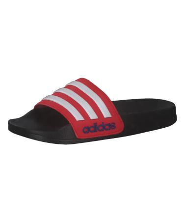 adidas Unisex Kids Adilette Shower K Slides 32 EU Core Black Ftwr White Vivid Red
