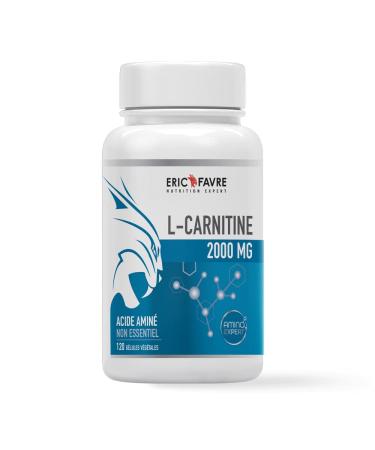L-CARNITINE 2000mg - L Carnitine Semi-Essential Amino Acid Antioxidant Energy Aids in the burning of adipose tissue 120 capsules - Eric Favre