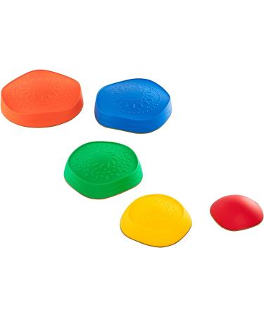 BEJOY Balance Stepping Stones for Kids - 5 Pcs Portable Blocks with Non-Slip Rubber Grips - Indoor & Outdoor Toy - Buy Online on GoSupps.com