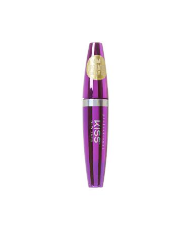 Kiss New York Volume N  Define Mascara  No Flaking  No Smudging  No Clumping  Water-Resistant Long Wearing Mascara (Very Black)