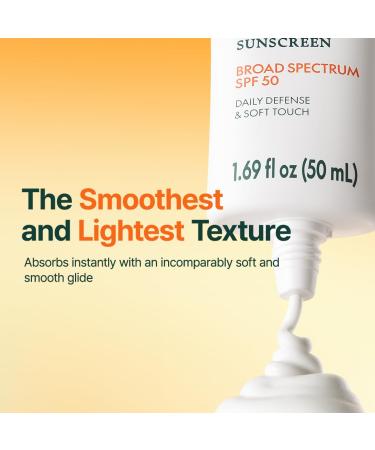 PURITO Korean Sunscreen SPF 50 | Lightest Texture No White Cast Broad Spectrum UVA/UVB | Oil-Free Vegan For All Skin Types | Daily Lightweight Sun Protection | Korean Skincare 50mL 1.69 fl.oz - Buy Online on GoSupps.com