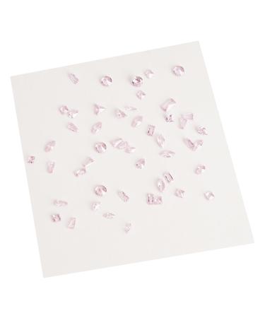 50pcs 3D Nail Pointed Bottom Glass Rhinestones Nails Art For Projects And Clothing Embellishments Nail Embellishments Translucent powder