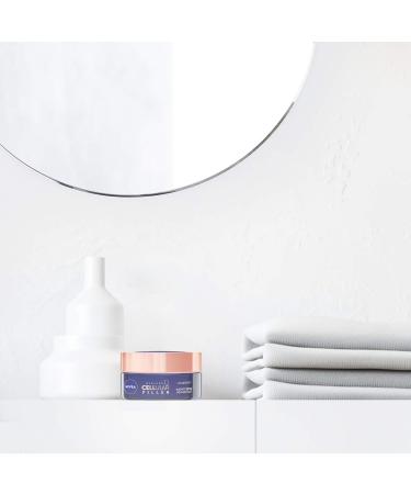 Nivea Hyaluron Cellular Filler Night Cream 50ml - Elasticity & Re-Densifying Formula - Buy Online on GoSupps.com