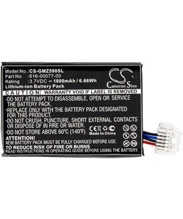 Replacement for Zumo 590 590LM 595 595LM Battery 616-00077-00,010-12110-003,616-00077-10,361-00077-10,361-00077-00 1800mAh/3.7V