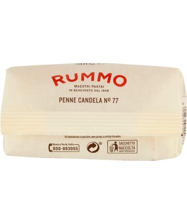  Italian Gourmet E.R. Rummo Penne candela N. 77 Durum Wheat Semolina Pasta 500 g + Box Italian Gourmet Polpa di Pomodoro 400 g - Buy Online on GoSupps.com