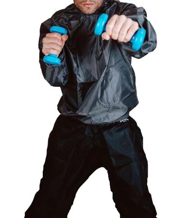 Buy LEONE 1947 Black Sauna Tracksuit - Premium Quality International Shipping - Buy Online on GoSupps.com