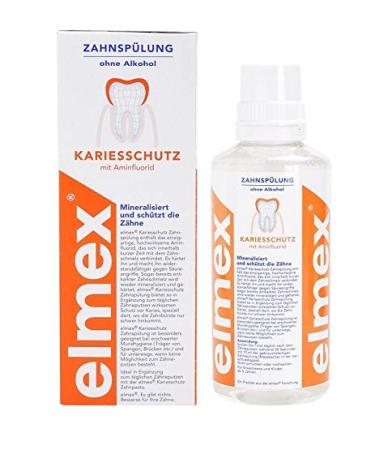 Elmex mouthwash (tooth cleaning) - Anti-Caries - Pack of 3 (3 x 400ml)