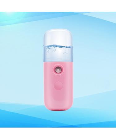 WOONEKY 2pcs USB Charging Steamer Mini Face Steamer Humidifier Face Sprayer Cool Facial Mister Pink - Buy Online on GoSupps.com