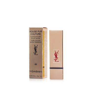 YSL RGE.PUR COUTURE SATIN RADIANCE LIPSTICK 49 ROSE TROPICAL 0.13 OZ (3.8 ML)