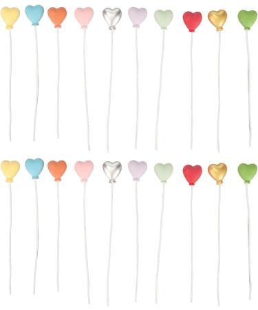 Mini Cake Topper Cake Toppers 20Pcs Multicolors for Baby Shower for Theme Party - Buy Online on GoSupps.com