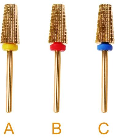 Replacement Quick Removal Tungsten Steel Polishing Nail Drill Bit Salon(C) - Buy Online on GoSupps.com