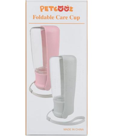 Petcooz 550ml Foldable Dog Drinking Bottle - Portable Water Bottle for Dogs & Cats - Ideal for Hiking & On-the-Go Hydration - Buy Online on GoSupps.com