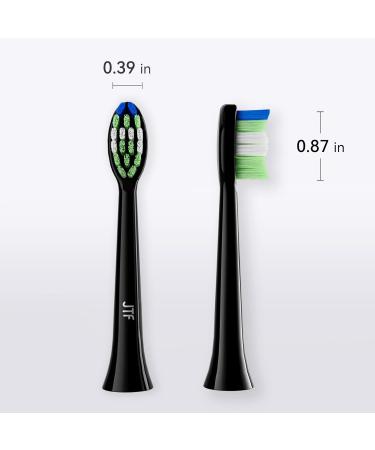 JTF Replacement Electric Toothbrush Heads - 3 Medium Medium-Soft Bristle Brushes for P200 - International Shipping - Buy Online on GoSupps.com