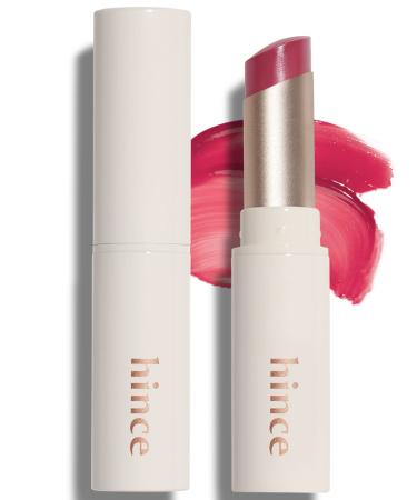 HINCE Mood Enhancer Lip Glow  Moisturizing Lip Balm with Shea Butter & Sweet Almond  Non-Sticky and Long-lasting Tinted Lip Tint with Buttery Balm Texture for Neutral Color 0.2oz. (LET ME DEW)