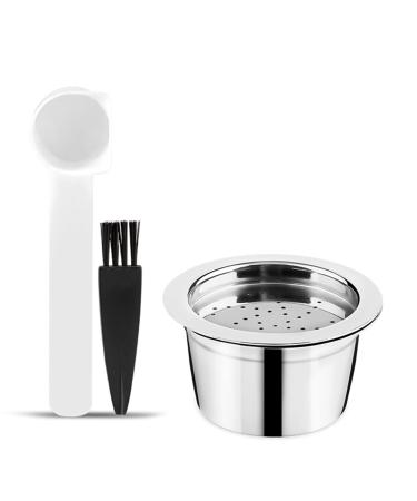ERYUE Capsules de caf R utilisables en Acier Inoxydable avec Brosse Cuill re pour Machines K-FEE Tasse Filtrante Respectueuse de L'environnement pour un Meilleur Go t et Compatible avec