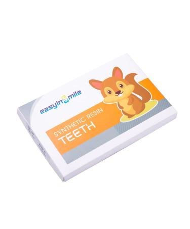 84PCS Halloween Horror Dental Synthetic Resin Teeth Denture A2 Upper Lower False Tooth Set - Buy Online on GoSupps.com