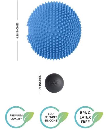 Neuro Ball Foot Roller - Textured Massage Ball for Myofascial Release, Self Massage, Mobility & Recovery - Buy Online on GoSupps.com