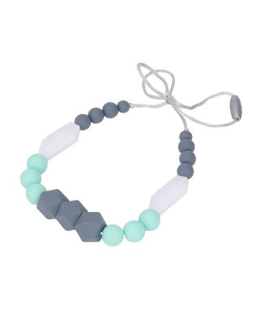 Syrisora Baby Nursing Necklace - Food Grade Silicone Teether Toy (Type B) - Buy Online on GoSupps.com