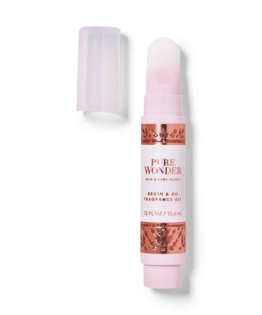 Bath and Body Works Pure Wonder Brush & Go Fragrance Gel Full Size 0.52 Ounce
