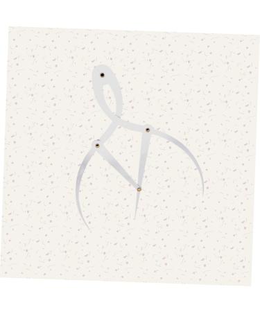 Hemoton Eyebrow Drawing Tool Eyebrow Stencil Ruler Microblading Ruler Brow Stencils Sticker Stainless Steel - Buy Online on GoSupps.com