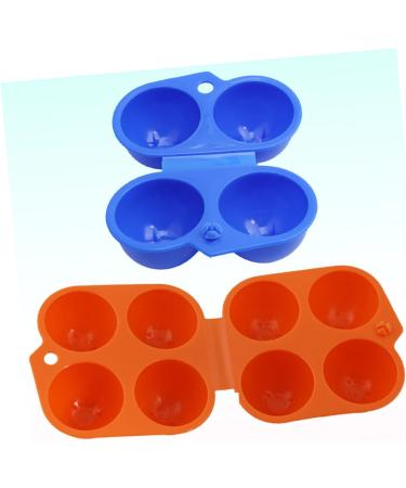 GLEAVI 4 Pcs Eggs Outdoor Grill Barbeque Grill 2 Grids Egg Case for Bbq Container Travel Egg Rack Barbecue As Shownx2pcs Mx2pcs - Buy Online on GoSupps.com