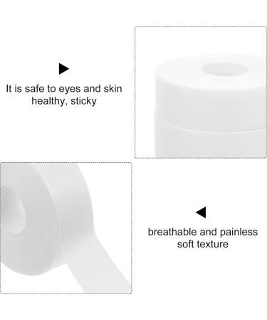 FRCOLOR Eyelash Tape Set - 12 Rolls Under Eye Patches & Elastic Lash Pads for Eyelash Extensions - Foam Medical White 7.8x7.8cm - Buy Online on GoSupps.com