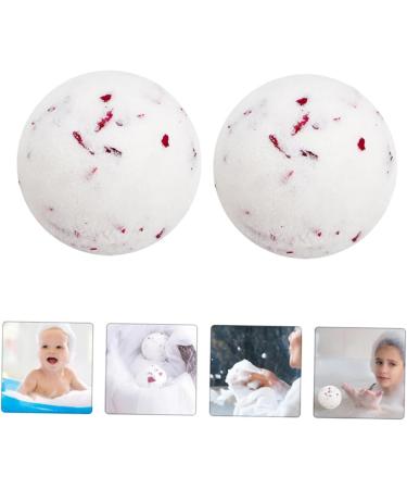 FOMIYES FOMIYES 2 Pieces Bath Ball Foaming Shower Steam Bombs Ball Shower Bombs Sparkling Bath Shower Bombs Natural Organic White Moisturize Sea Salt - Buy Online on GoSupps.com