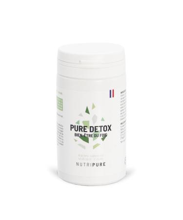 Nutripure | Pure Detox Foie | Soutien complet de la d toxification h patique | 4 extraits brevet s (Chardon-Marie Artichaut Chou Kale Choline) | Cure de 21 jours (42 g lules) Pot