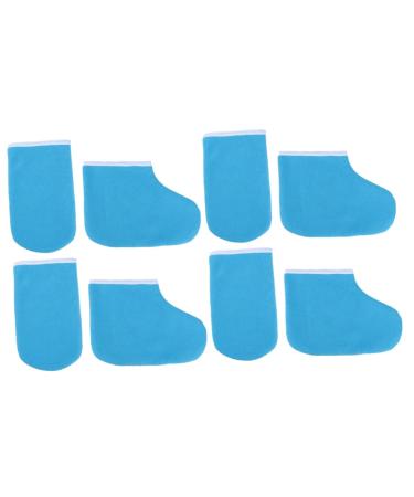 Healeved 2 Sets Wax Foot Cover Paraffin Accessories Mittens Paraffin Glove Paraffin Glove Paraffin Wax Covers Foot Spa Cover for Women Care Floor Mat Work