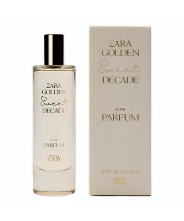 Zara Golden Decade Sweet Perfume for Women EDP Eau De Parfum 80 ML (2.71 FL OZ)