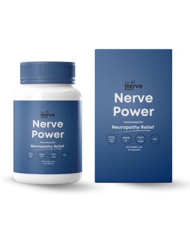 Nerve Power Nerve Supplement R Alpha Lipoic Acid 600mg - Neuropathy Relief for Discomfort for Sciatic Feet Hand