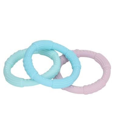 Portable Soft Teether Toy Bracelet - Exquisite Gum Relief Textured 3 Pack for Teething - Ideal for Living Room Use - Buy Online on GoSupps.com