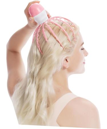 Healeved Scalp Massager Tool | Klauenkopf Massage Brush - Electric Baby Octopus Pink | T Shampoo Massage Claw for Ultimate Relaxation & Care - Buy Online on GoSupps.com