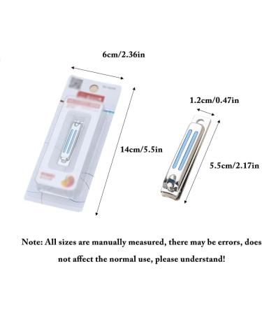 Portable Nail Clippers 1 Set Fashionable Design with Nail File Home Travel Universal Models Practical Tools - Buy Online on GoSupps.com