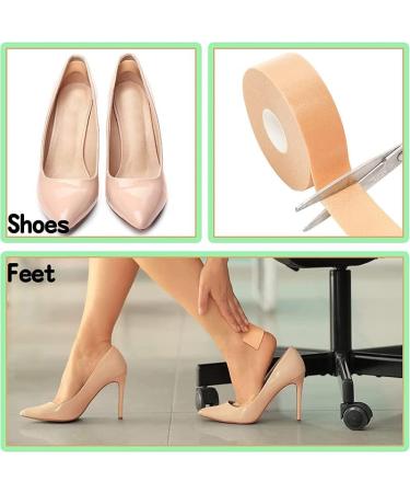 10M Women Silicone Gel Heel Cushion Protector | Foot Care Insole Insert Pads | Comfortable Heel Cushion Tapes for Pain Relief - Buy Online on GoSupps.com