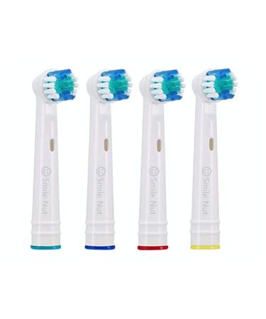 Oral B Compatible Replacement Electric Toothbrush Heads Premium Electric Toothbrushes Adults Heads 4 Pack for Braun Toothbrush Handles Superior Cleaning and Plaque Removal White 4 Count (Pack of 1)