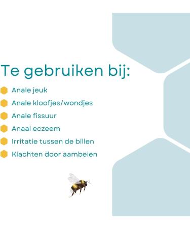 BAPMedical AnaMel Honey Ointment for anal discomfort such as hemorrhoids stains diaper rash anal eczema ointment anal itching and fissures - Buy Online on GoSupps.com