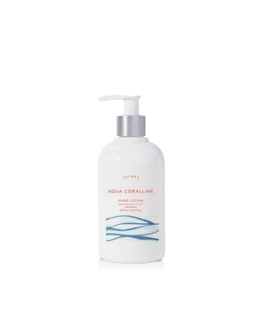 Thymes Hand Lotion Silver Pump - 8.25 Fl Oz - Aqua Coralline Aqua Coralline 8.25 Fl Oz (Pack of 1)