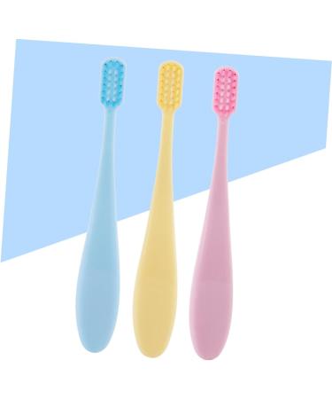 Homsfou Infant & Children's Soft Manual Toothbrush Set - Brightening Travel Brushes in Earth Colors - Buy Online on GoSupps.com
