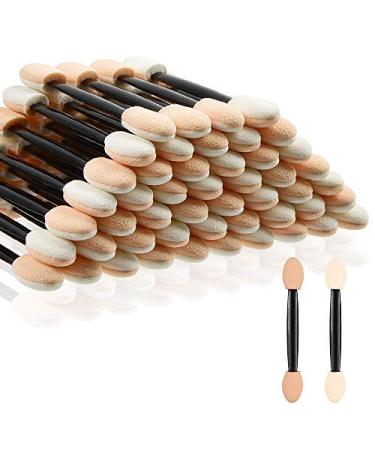 Eyeshadow Applicators MORGLES Eyeshadow Brush Sponge Applicator 50pcs Disposable Eyeshadow Brush Eyeshadow Sponge Brush Eye Makeup Applicators(Black) 50 Count (Pack of 1) Black 50pcs - Buy Online on GoSupps.com