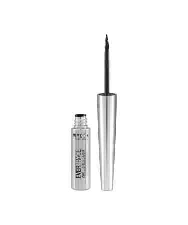 WYCON cosmetics WYCON cosmetics EVER TRACE EYELINER liquid waterproof extra-black ultra-precise stretch and sliding felt applicator easy to spread matte and intense colour