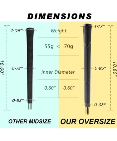 Yamato Arthritic Golf Grips - Oversize Jumbo Grips for Men & Women - 13 - Buy Online on GoSupps.com