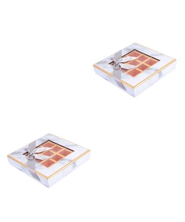 Abaodam 2pcs box Present Candy Bowknot Creative Ing Wrapping Festival Container with Delicate Day