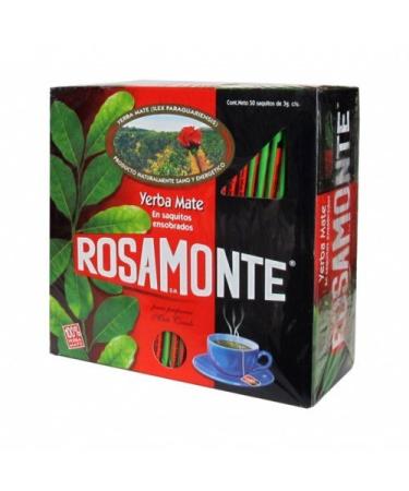 Yerba Mate Rosamonte Te Bags x 50 by Rosamonte