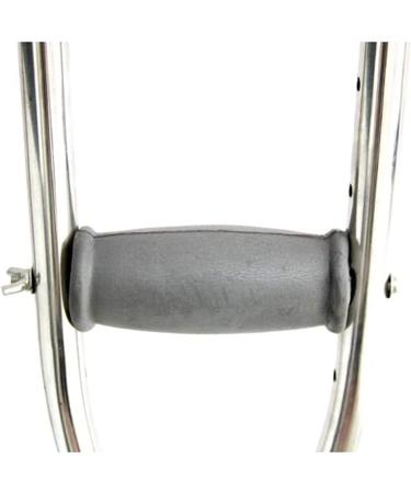 Crutches for Adults Underarm Portable Thick Stainless Steel Tube Underarm Crutches Nine Gears Adjust Retractable Turn Great for Travel or Work (A M) Lucky Star A Large - Buy Online on GoSupps.com