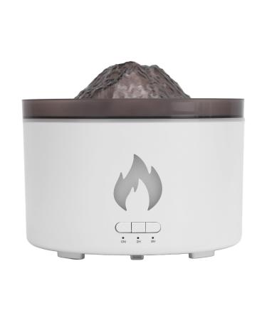 Essential Oil Diffuser 2 in 1 Designs Mist Humidifier Low Noise Comfortable and Warm Aromatherapy Diffuser 700ml Salt Lamp Aroma Cool Mist Humidifier with Timer (US Plug)