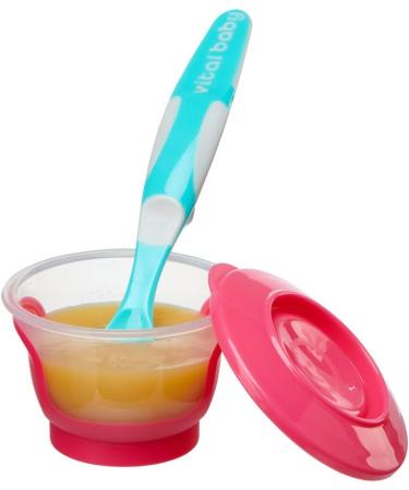 Vital Baby NOURISH Store & Wean Pots - Leakproof Storage Pots for Weaning & Snacks - 6pk 2oz / 60ml - Buy Online on GoSupps.com